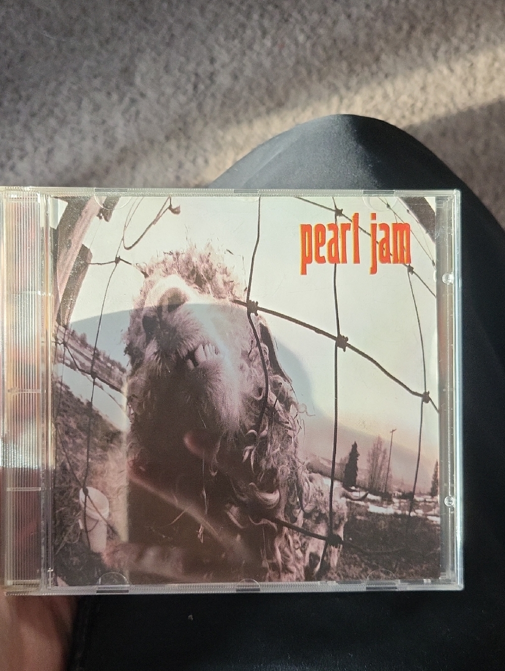 Pearl Jam CD Album - Debut Self-Titled Cover (White, Orange)